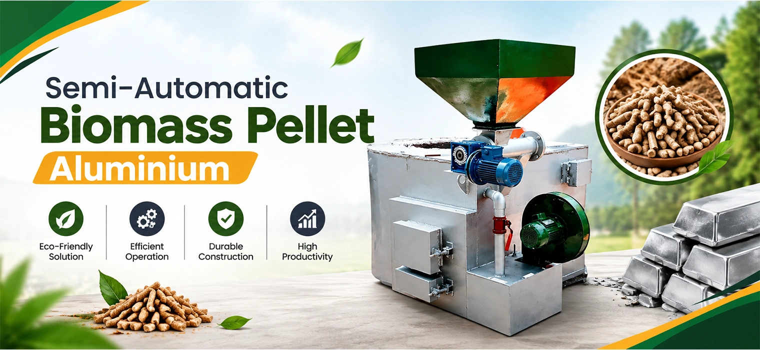 Semi-Automatic Biomass Pellet Aluminium